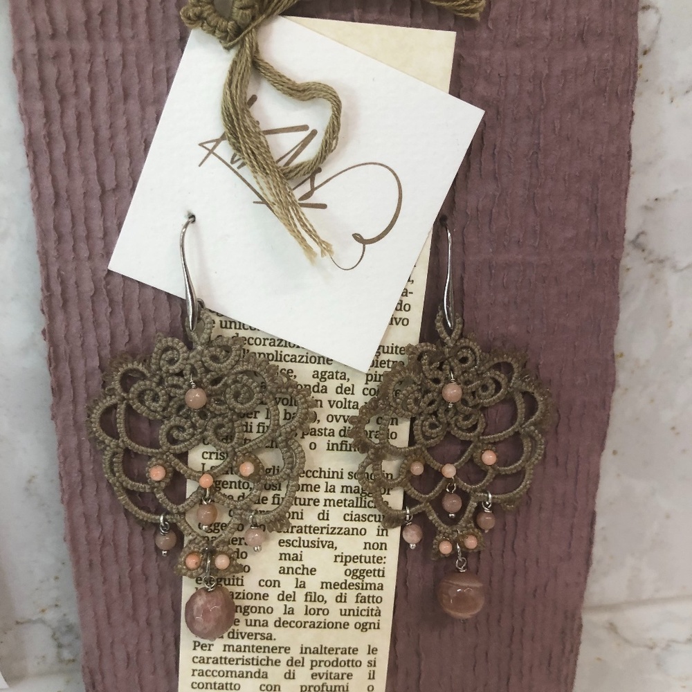 Earrings hand-made in Italy